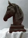 Midnight Majesty Horse Bust