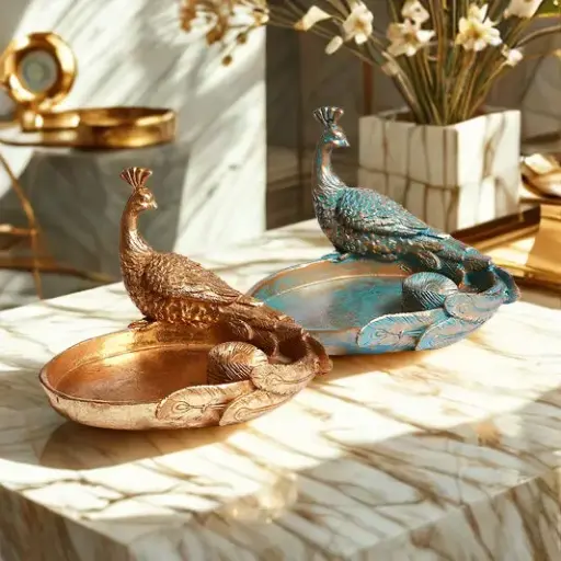 Peacock Jewellry Tray